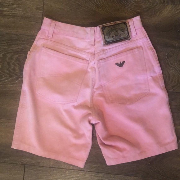 Vintage Pink Armani Shorts - Picture 2 of 4